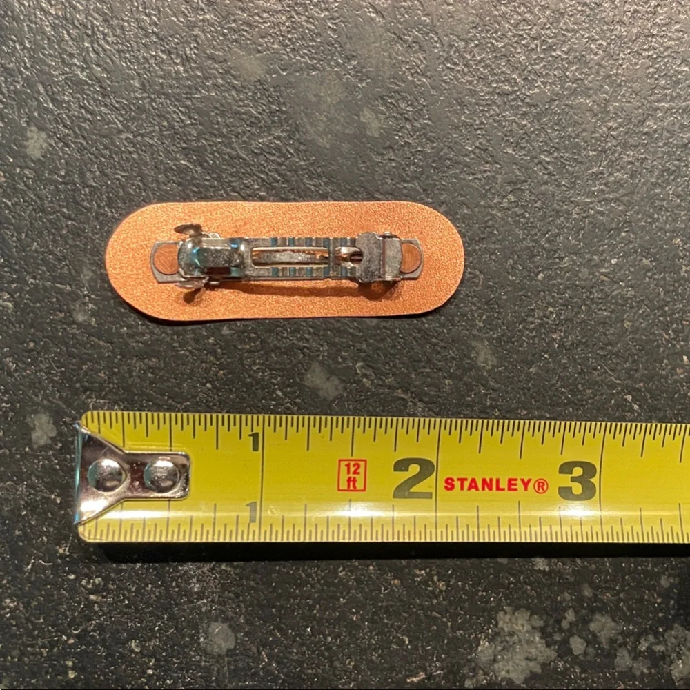 Stunning Copper Southwestern-Style Hair Clip Barrette - Picture 2 of 5